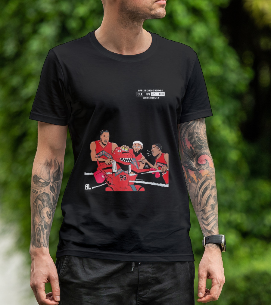A Sketch After Every Raptors Game This Season 2026 Toronto Basketball Team Celebrates Victory In Classic Red Jerseys T-Shirt