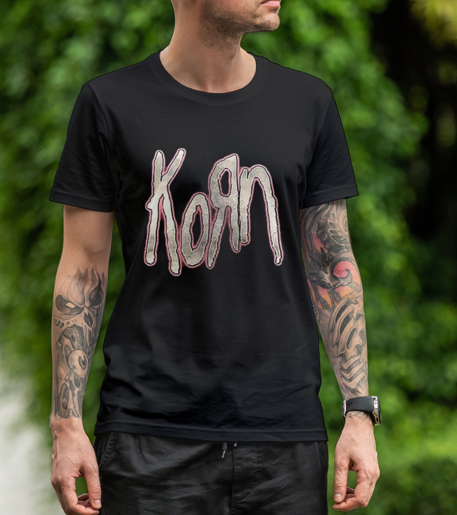 Korn Sick New World Las Vegas Festival Venue Iconic Band Name T-Shirt