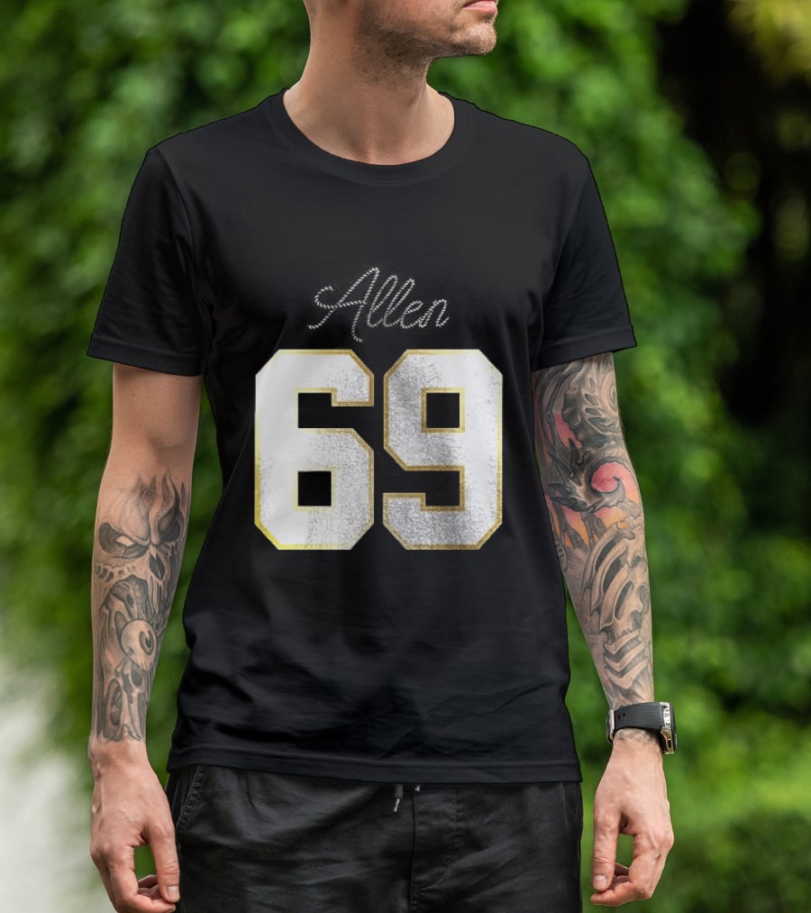 Minnesota Vikings Jared Allen 69 Class Of Legends T-Shirt