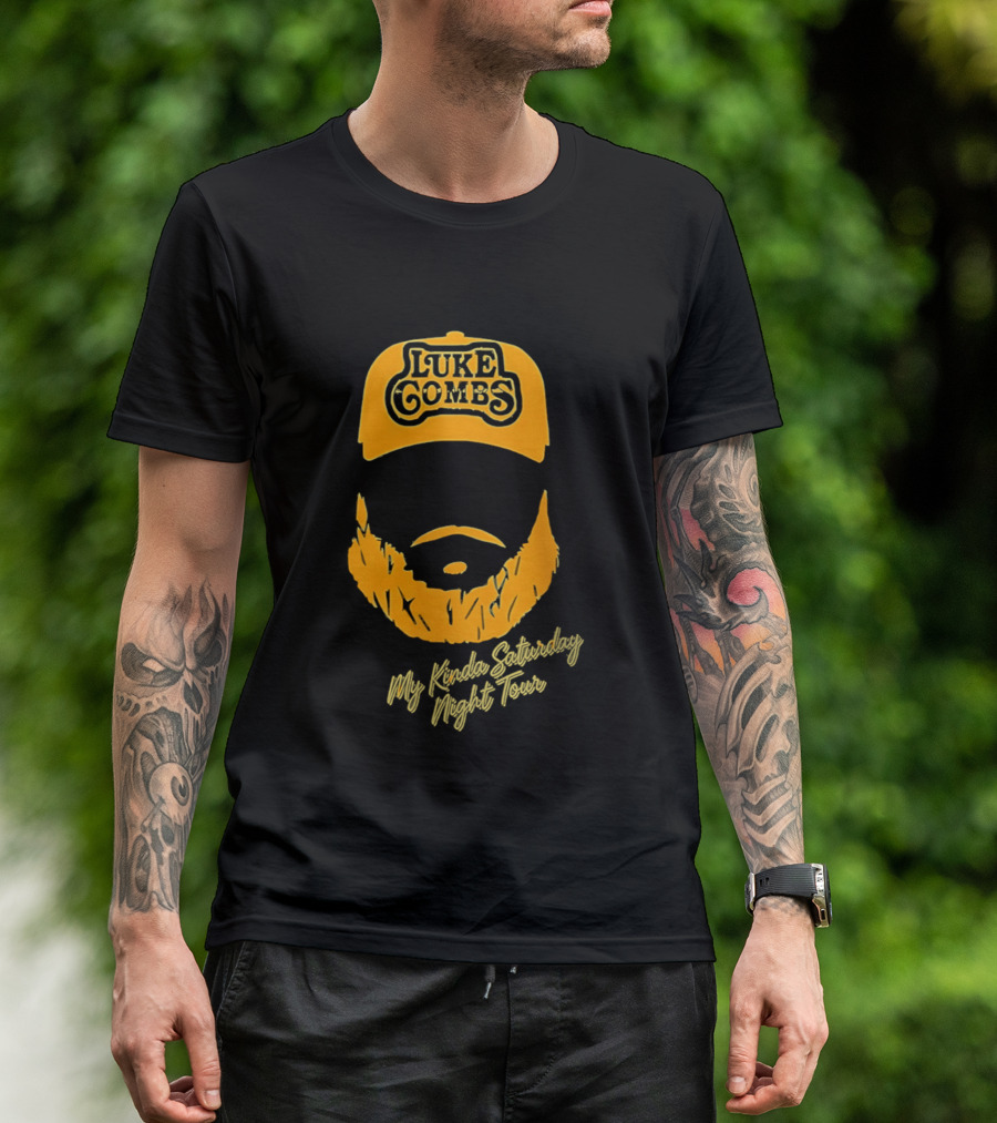 Green Bay Packers Luke Combs My Kinda Saturday Night Tour T-Shirt