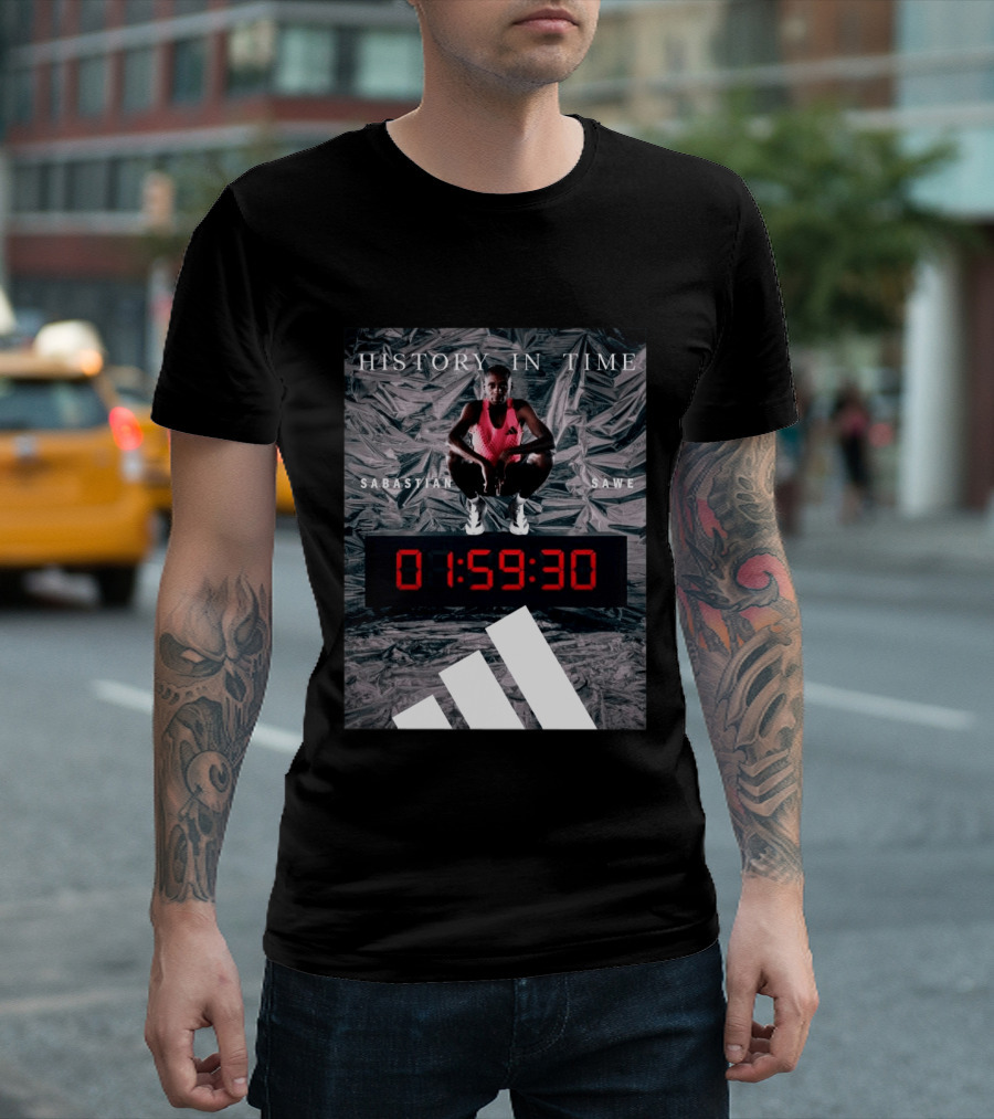 Sabastian Sawe History In Time Marathon 01:59:30 T-Shirt