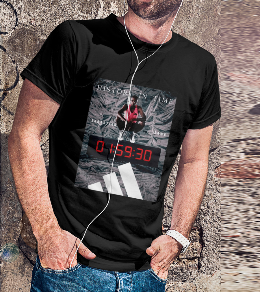 Sabastian Sawe History In Time Marathon 01:59:30 T-Shirt