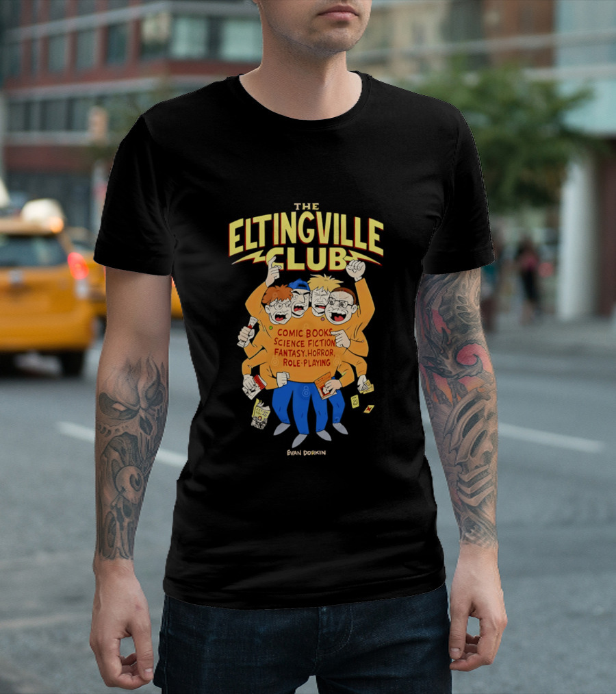 The Eltingville Club Comic Books Science Fiction Fantasy Horror Role Playing Evan Dorkin T-Shirt