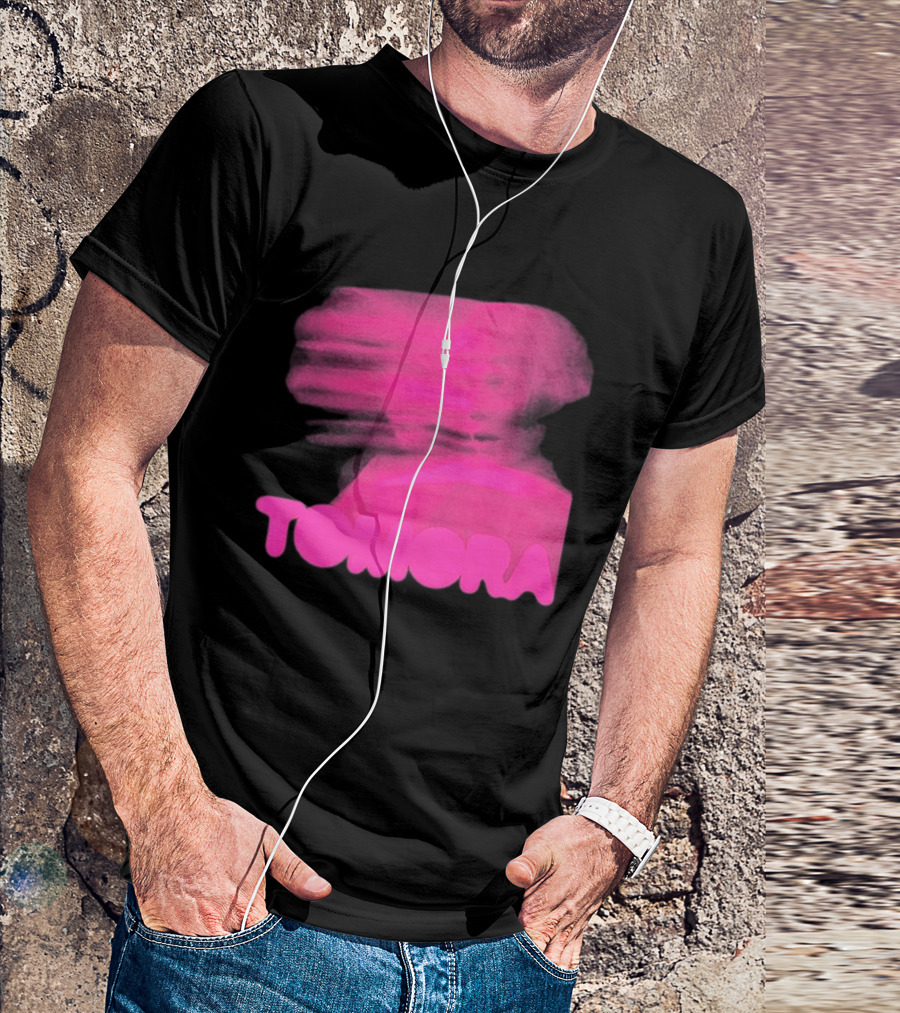 TOMORA Pink Blurred Portrait Friendly Companion T-Shirt