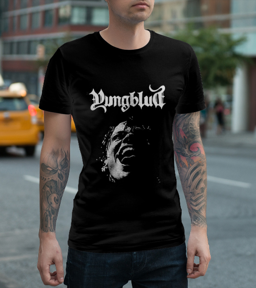 Yungblud Idols The World Tour Wing Face T-Shirt