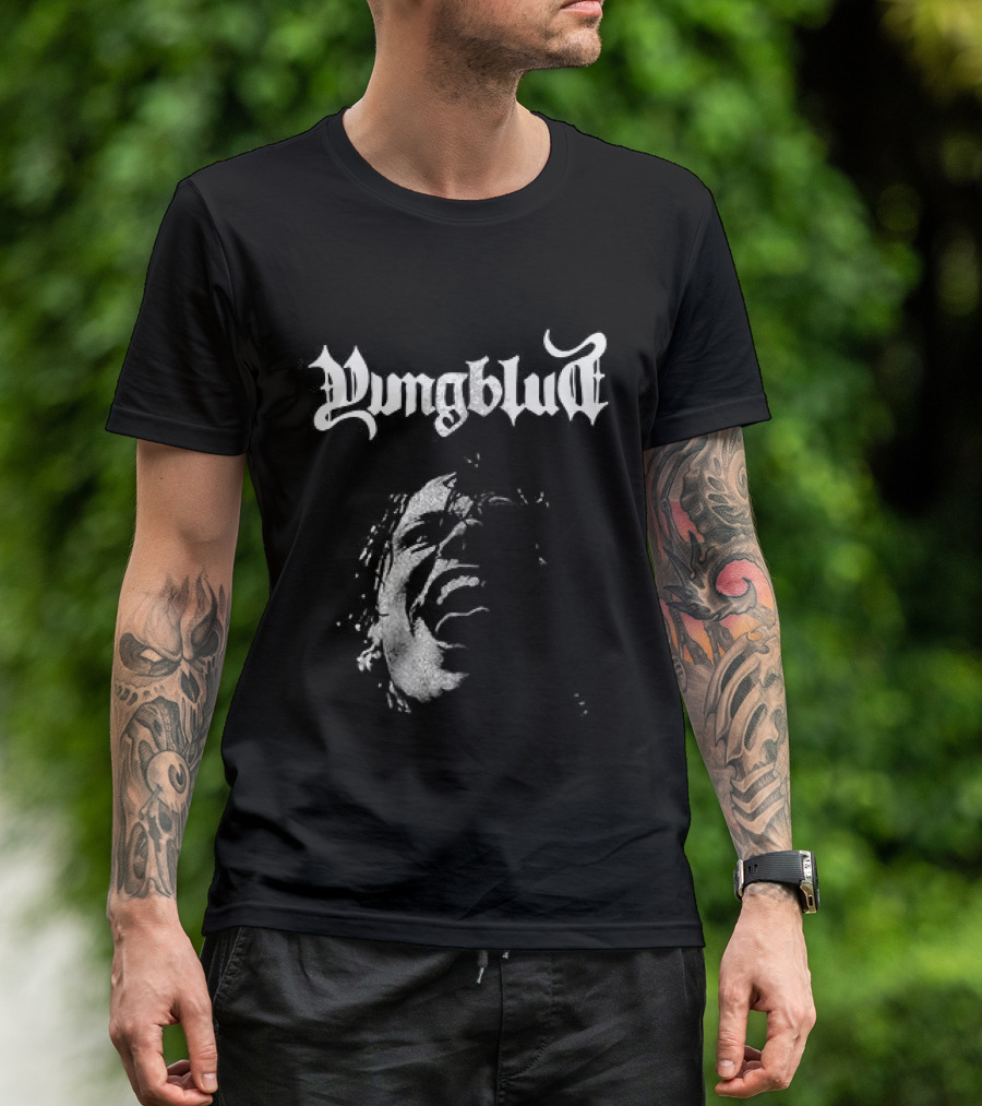 Yungblud Idols The World Tour Wing Face T-Shirt