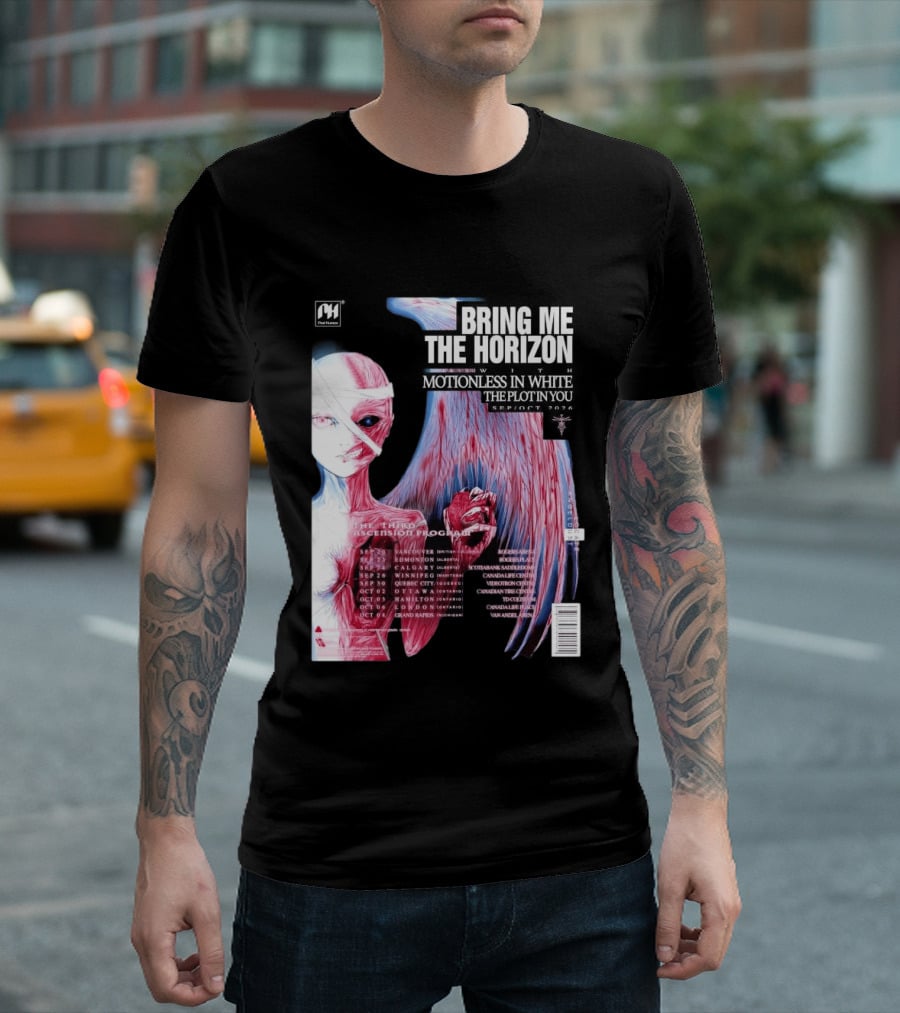 Bring Me The Horizon The Third Ascension Program Fall Tour 2026 Canada Dates T-Shirt