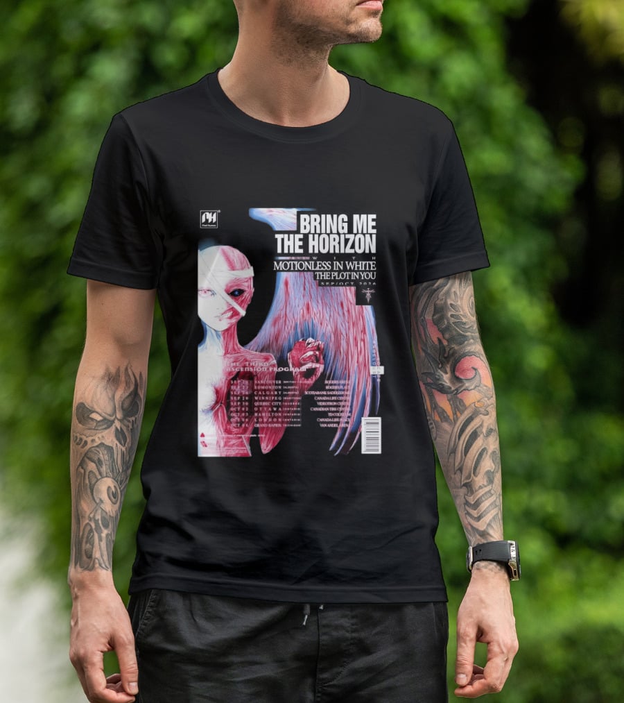 Bring Me The Horizon The Third Ascension Program Fall Tour 2026 Canada Dates T-Shirt