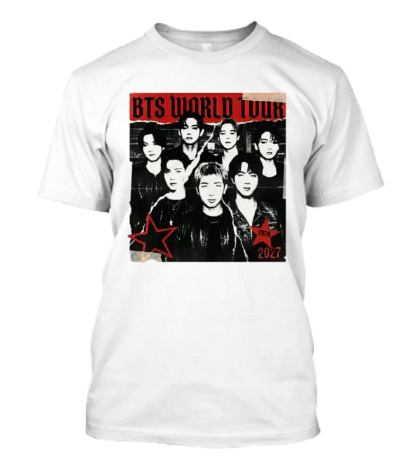 BTS World Tour 2026 2027 Arirang Concert Bangtan Sonyeondan Tour T-Shirt