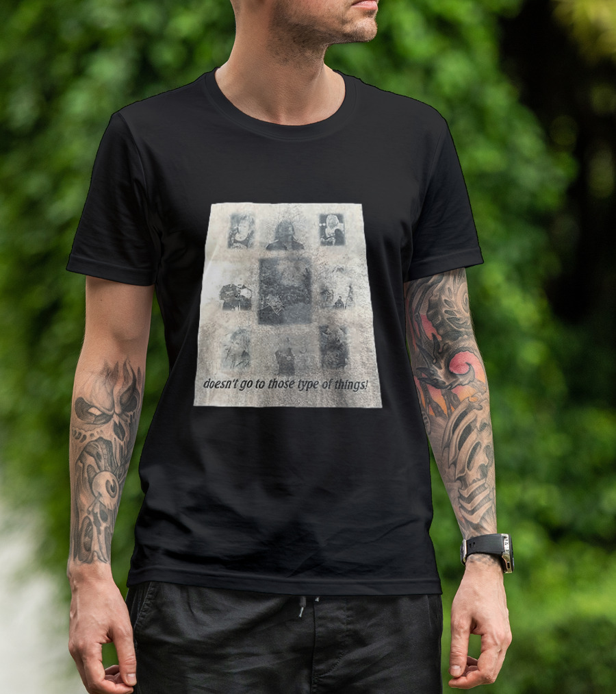 Dir En Grey Kyo Collage Doesn't Go To Those Type Of Things T-Shirt
