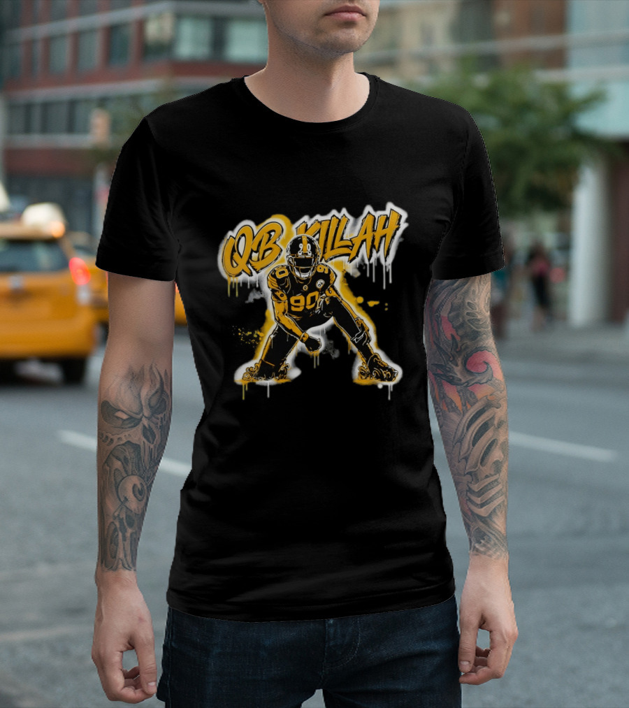 QB Killah T. J. Watt Pittsburgh Steelers Football 2026 Graffiti T-Shirt