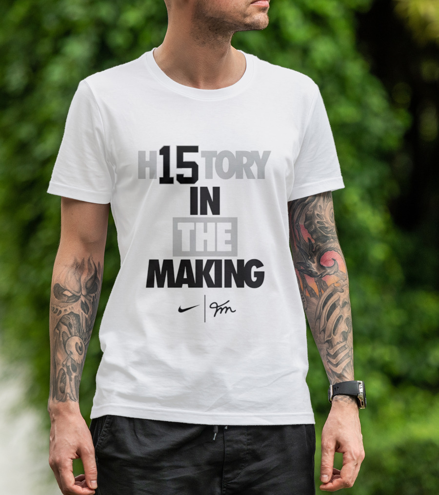 Fernando Mendoza Las Vegas Raiders H15tory In The Making Nike T-Shirt