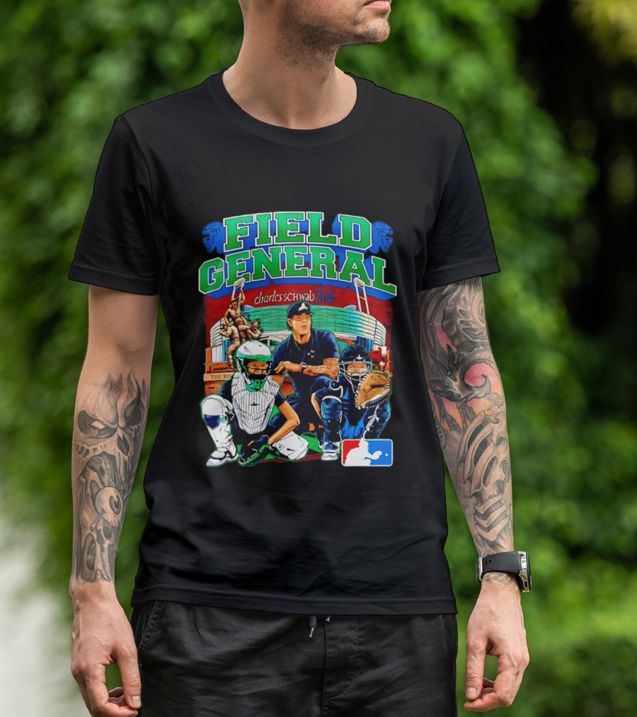 Field General Charles Schwab Field Baseball Player 0002 T-Shirt
