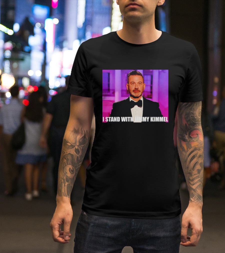 I Stand With Jimmy Kimmel Against Melania Trump T-Shirt