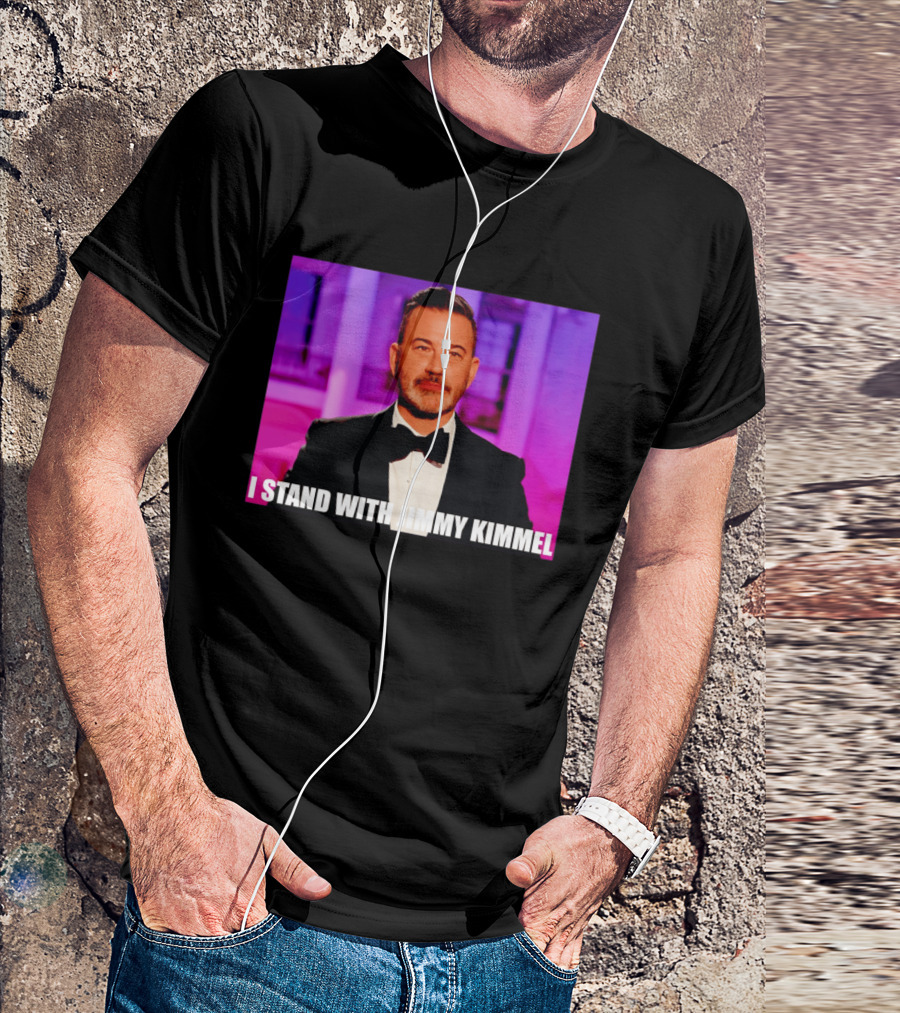 I Stand With Jimmy Kimmel Against Melania Trump T-Shirt