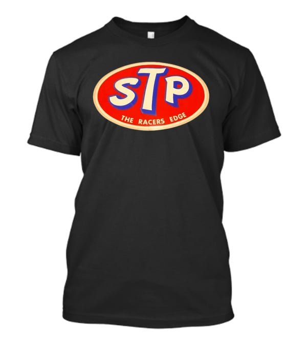 STP The Racers Edge Vintage Motorsport Oval T-Shirt