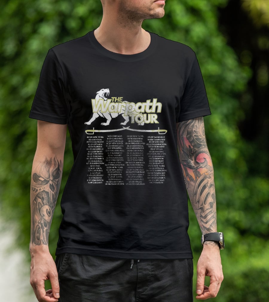 Warpath Tour Dates Schedule And Locations T-Shirt