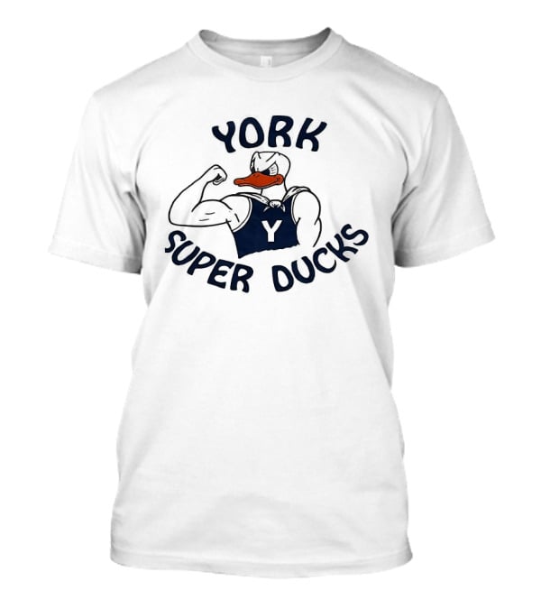 York Super Ducks Flexing Mascot Y T-Shirt
