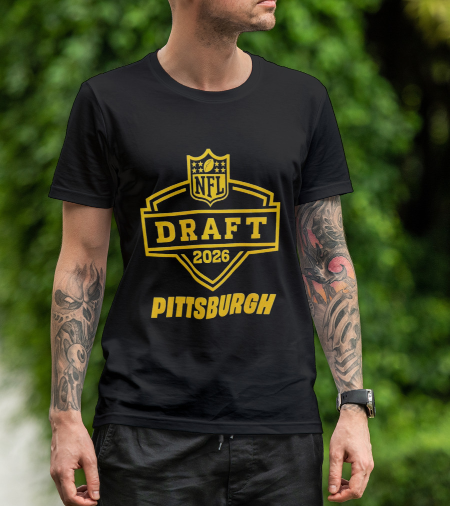 Pittsburgh NFL Draft 2026 Football Steelers T-Shirt