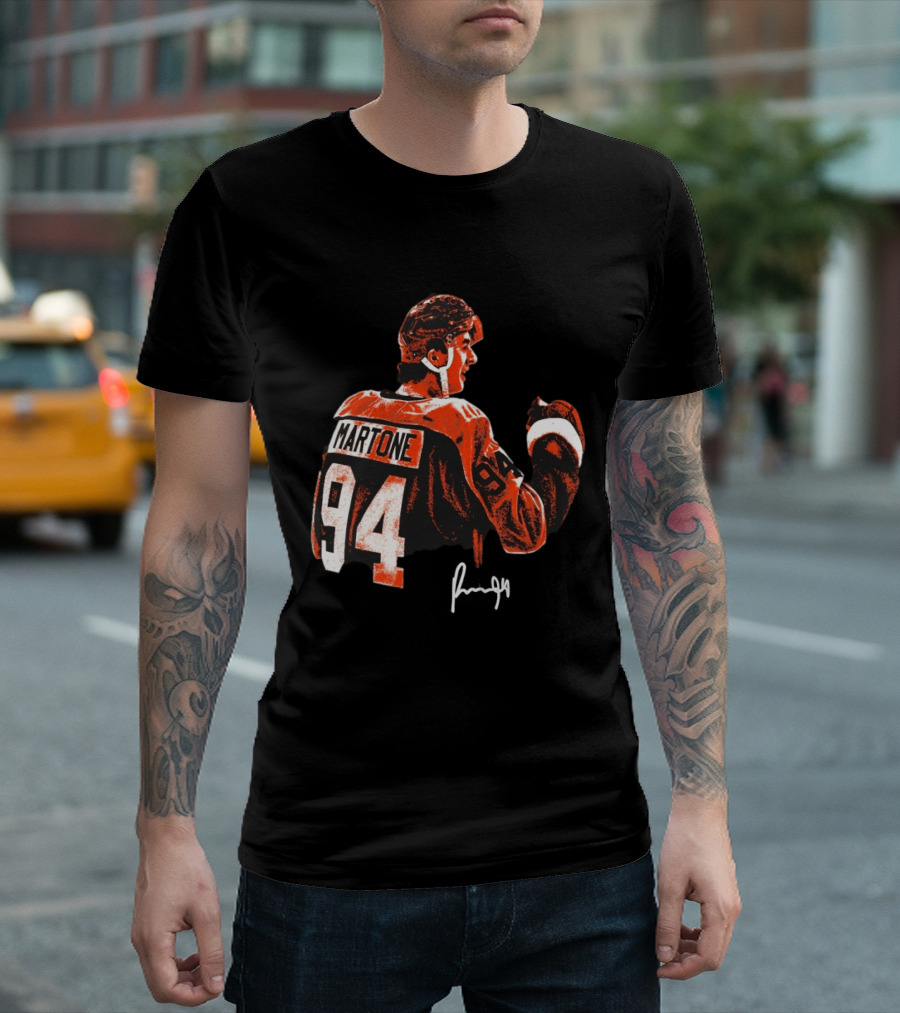 Porter Martone 94 Philadelphia Flyers Hockey NHL Player T-Shirt