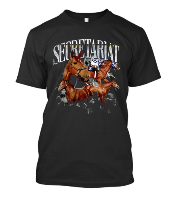 Secretariat Kentucky Derby Champion Horse Racing Legend T-Shirt
