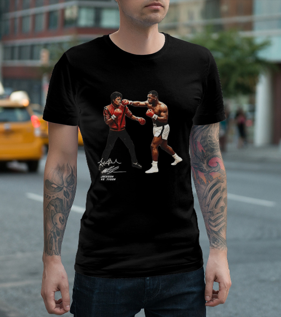 Greatest Mikes 2026 Jackson Vs Tyson Boxing Matchup Iconic Showdown T-Shirt