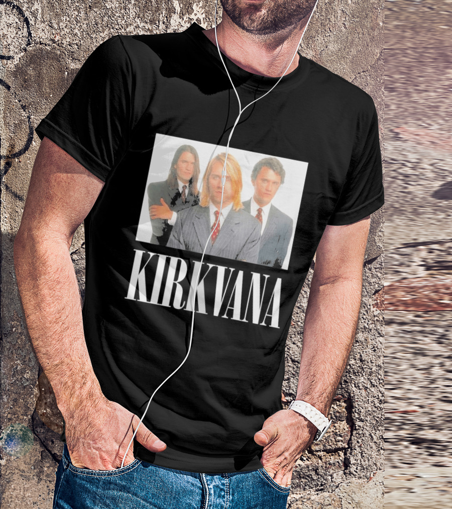 Kirkvana Grunge Band Members In Suits T-Shirt