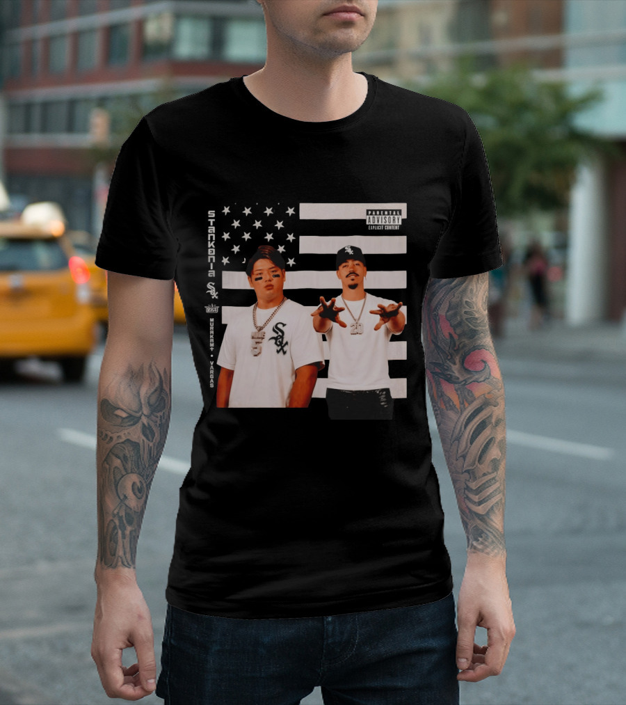 Murakami Munetaka Miguel Vargas Chicago White Sox Baseball American Flag Advisory 5 20 T-Shirt