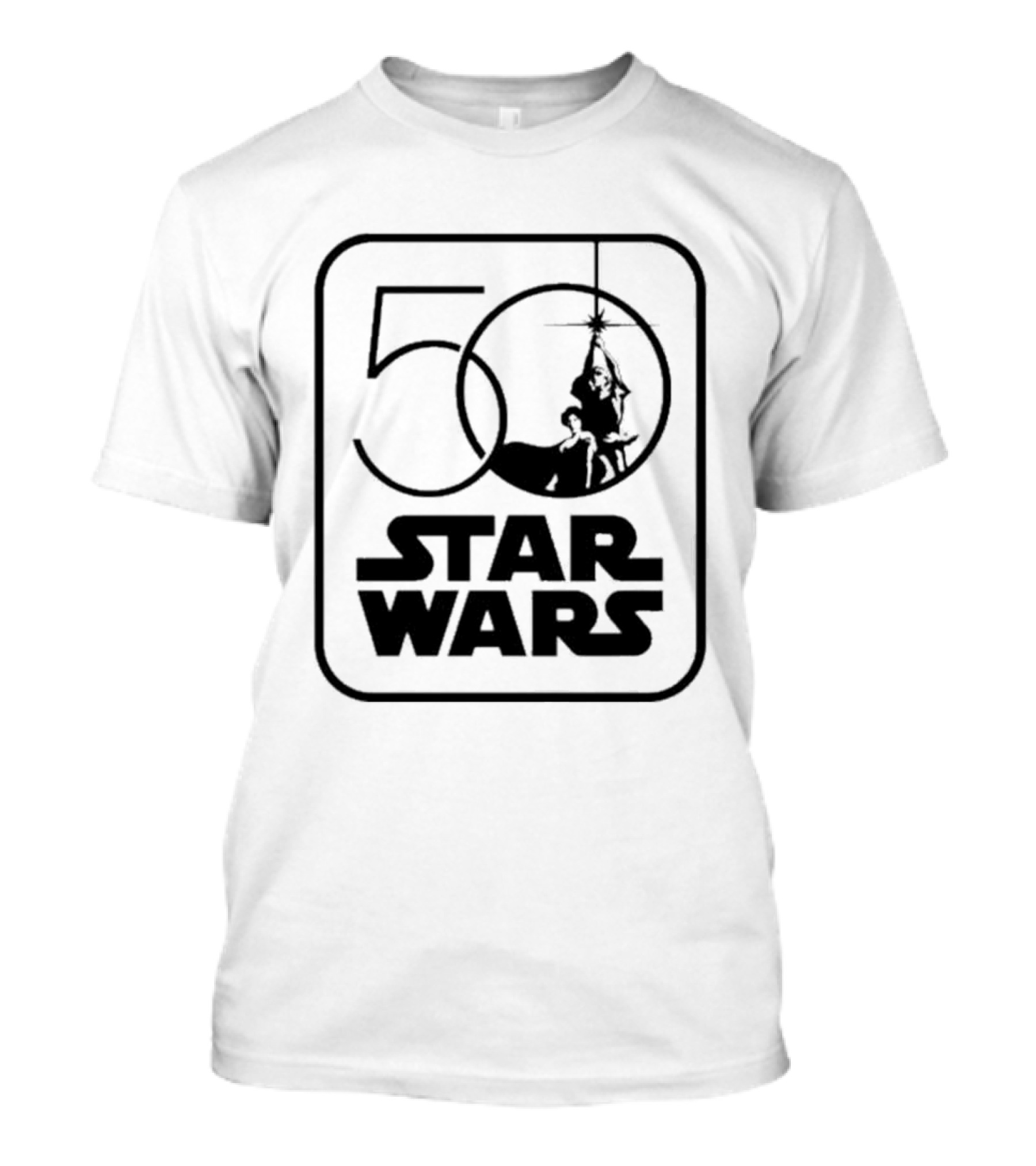 Star Wars 50th Anniversary Celebration Los Angeles 2027 Iconic Yoda And Lightsaber T-Shirt