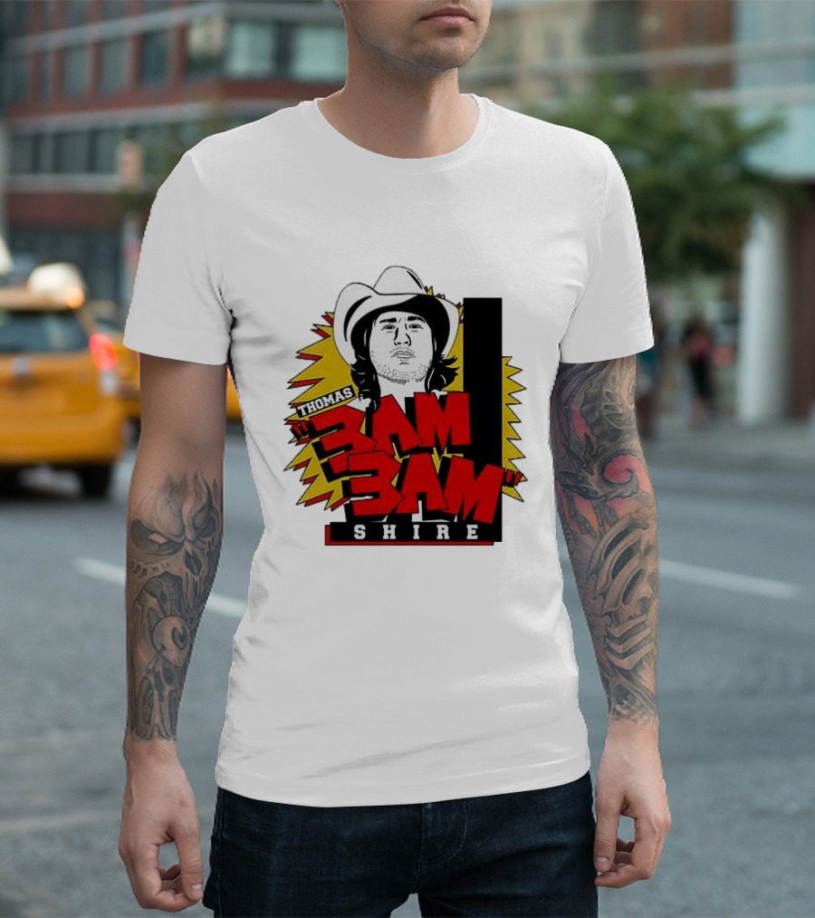 Thomas Shire 3AM 3AM Cowboy Hat Portrait Burst T-Shirt