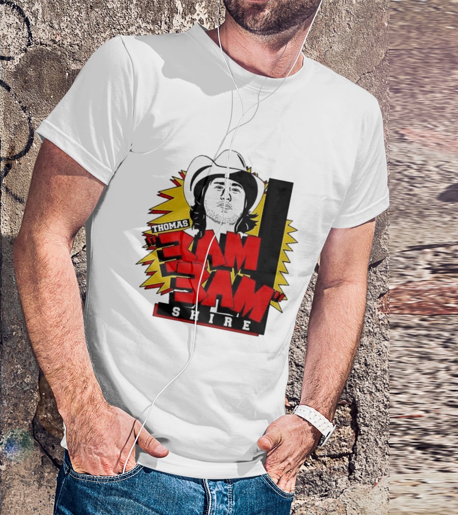Thomas Shire 3AM 3AM Cowboy Hat Portrait Burst T-Shirt