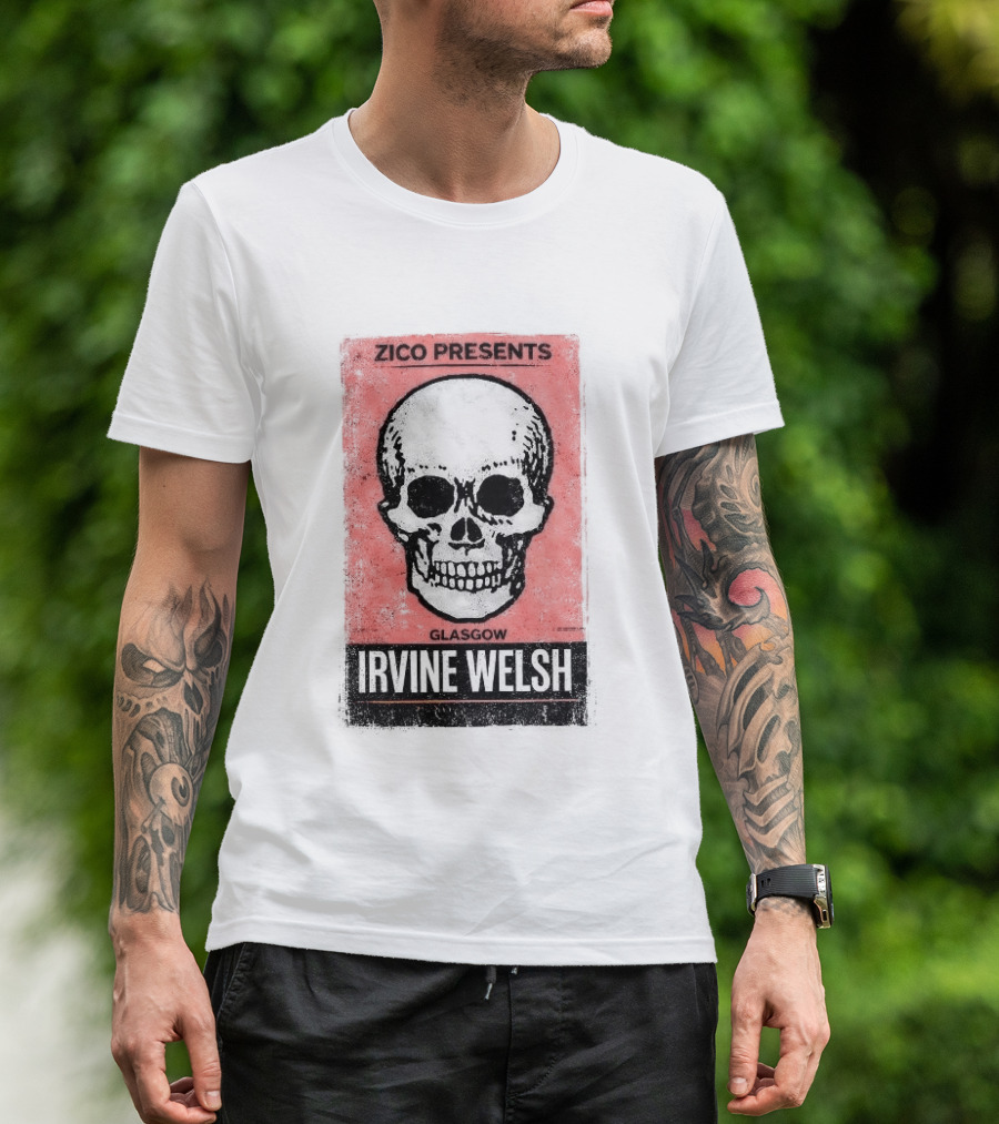 Zico Presents Irvine Welsh Glasgow Skull Red T-Shirt