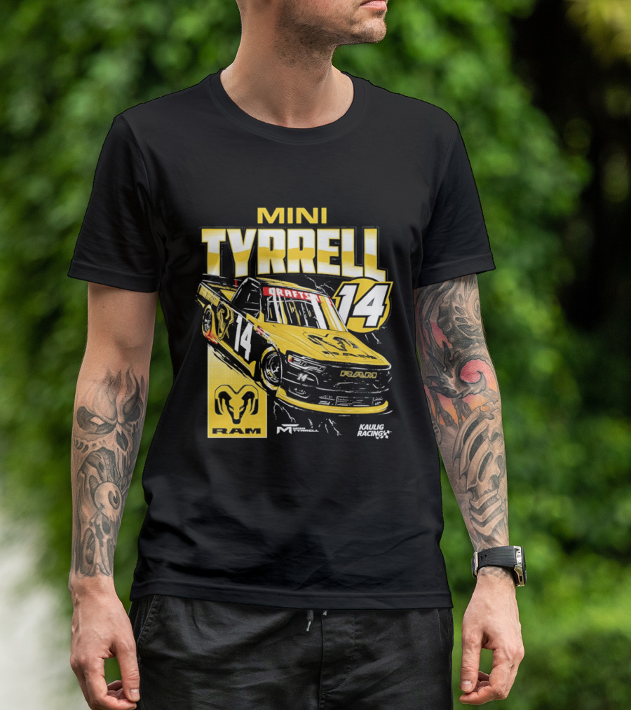 Mini Tyrell Kaulig Racing Ram NASCAR Craftsman 14 Car T-Shirt