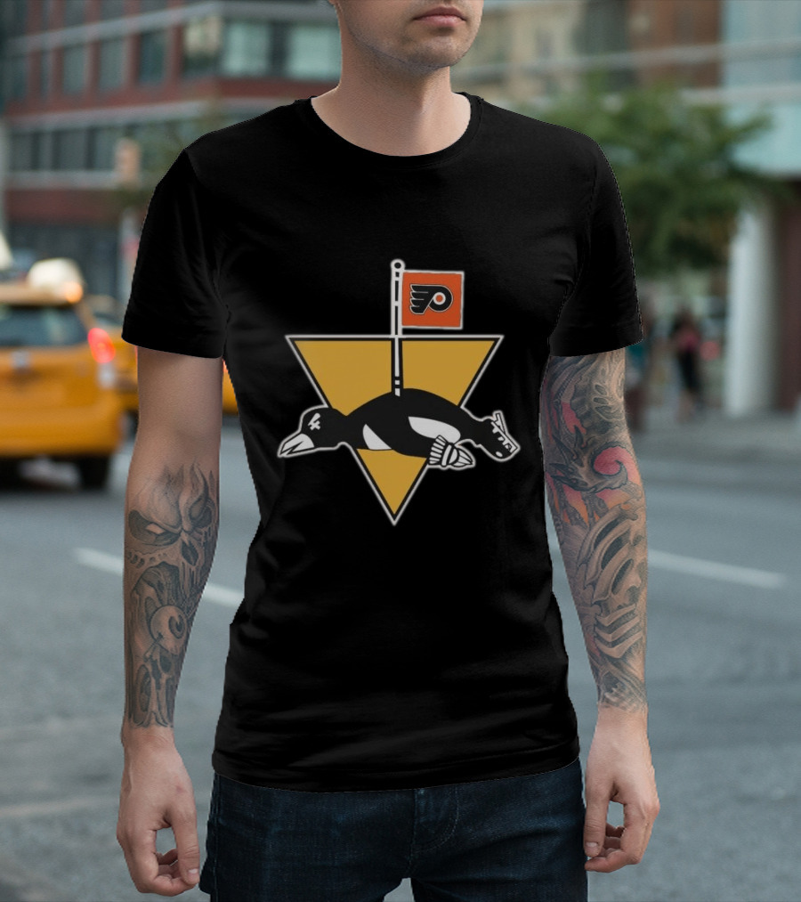 Philadelphia Beat 2026 Flyers Vs Penguins Rivalry T-Shirt