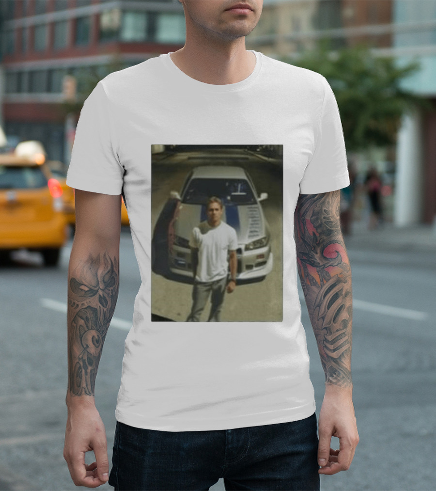 50th Birthday Archive 01 The Paul Walker Foundation Nissan Skyline R34 T-Shirt