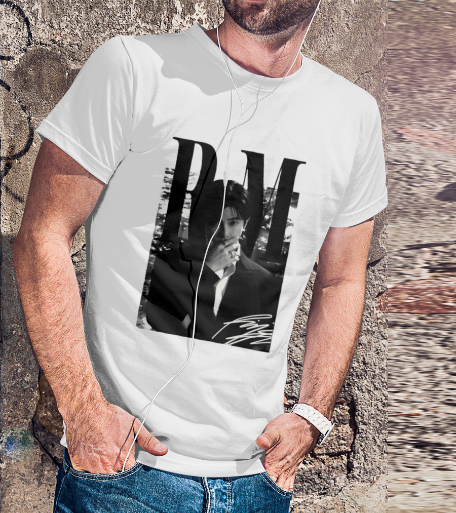 RM Namjoon BTS Arirang World Tour 2026 Signature Black And White T-Shirt