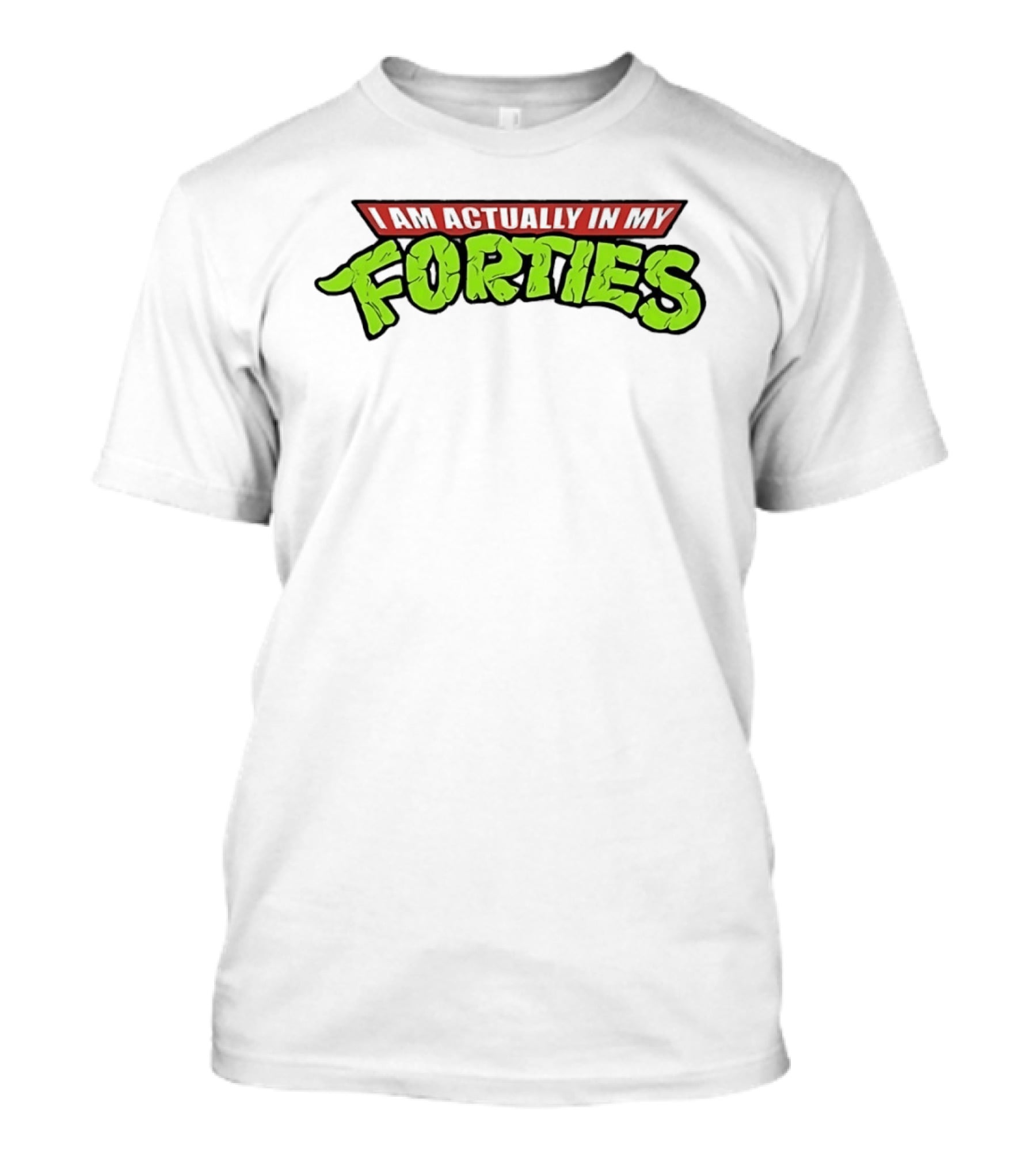 I Am Actually In My Forties Retro Hero T-Shirt
