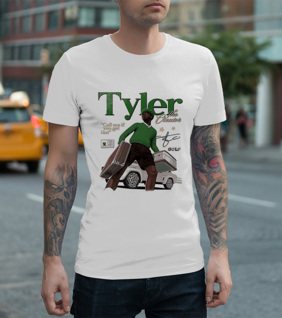 Tyler The Creator Call Me If You Get Lost Vintage Aesthetic Golf Wang T-Shirt