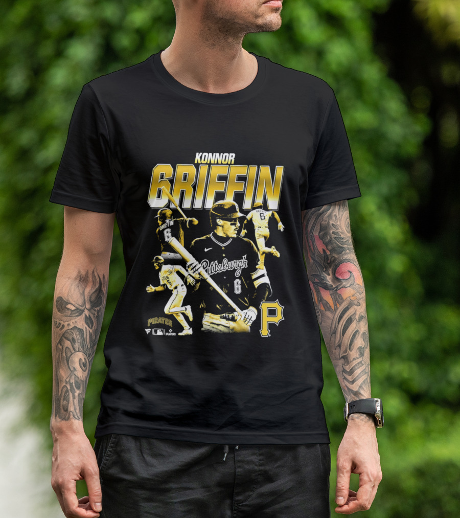 Pittsburgh Konnor Griffin 2026 Player Collage With Pirates T-Shirt