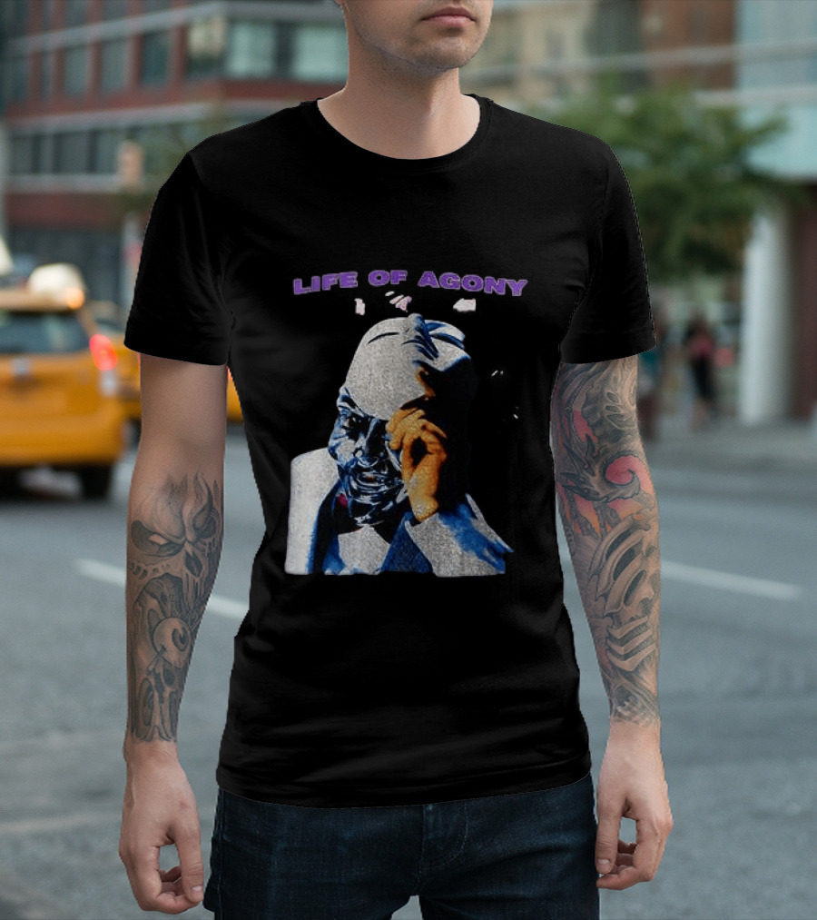 Life Of Agony Ugly Masked Face T-Shirt
