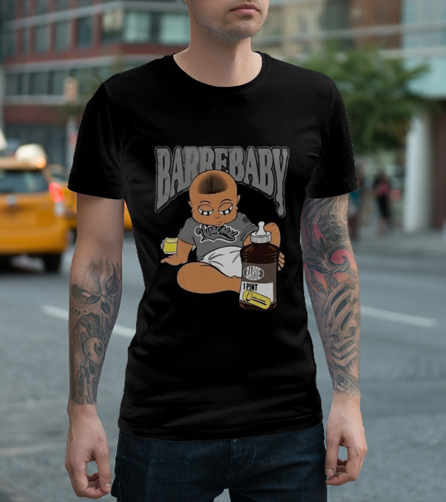 Barrebaby Lil Wayne Syrup 1 Pint Vintage Baby Cartoon T-Shirt