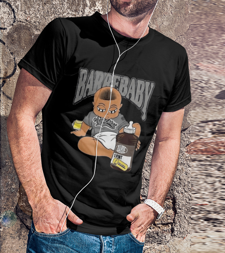 Barrebaby Lil Wayne Syrup 1 Pint Vintage Baby Cartoon T-Shirt