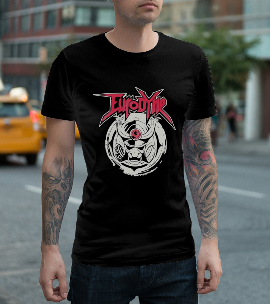 Eurodyne Samurai Cyberpunk Oni RCP77 T-Shirt