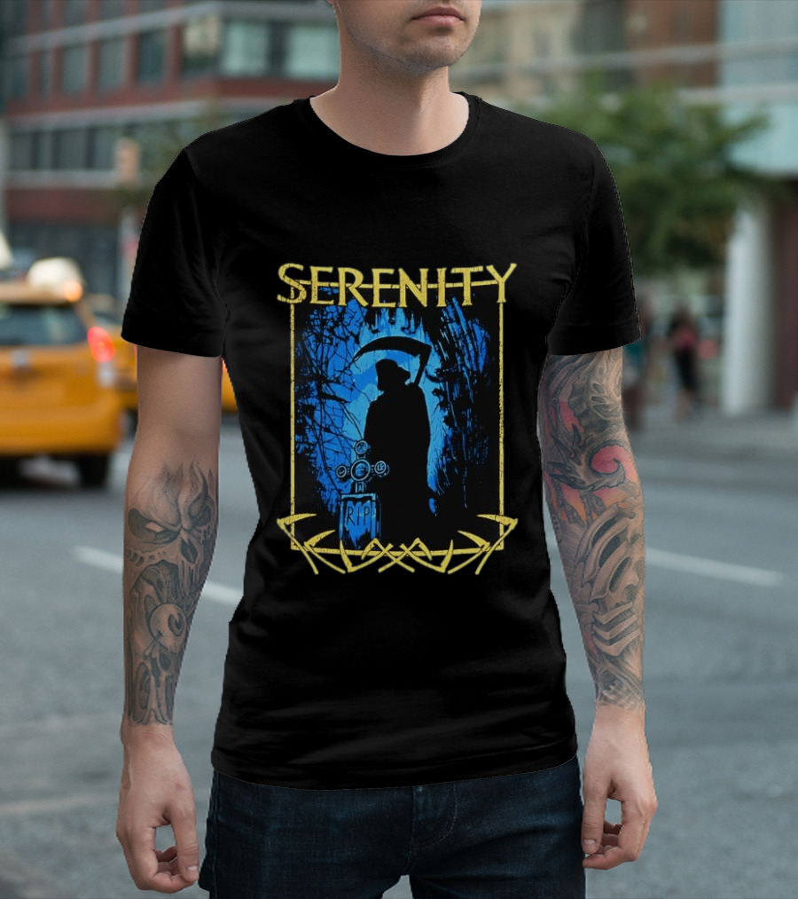 Serenity Grave Robber Reaper RIP Warren Lotas T-Shirt