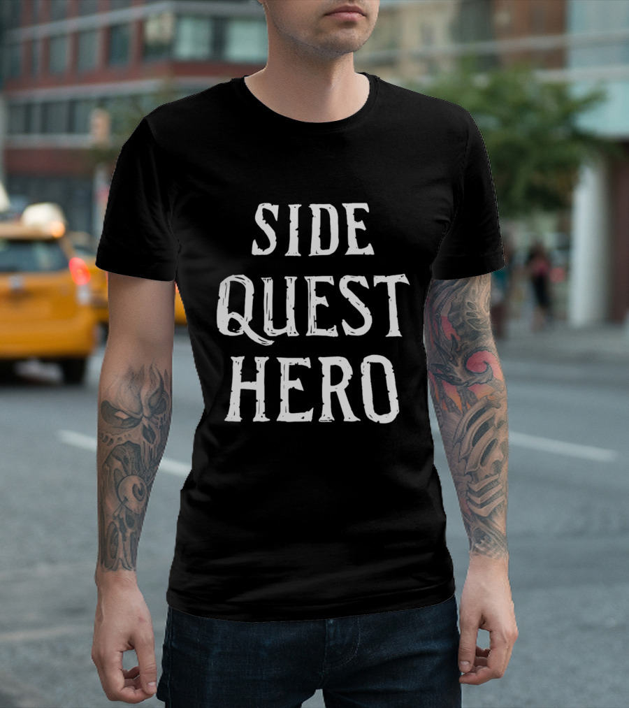 Side Quest Hero Gaming Adventure T-Shirt