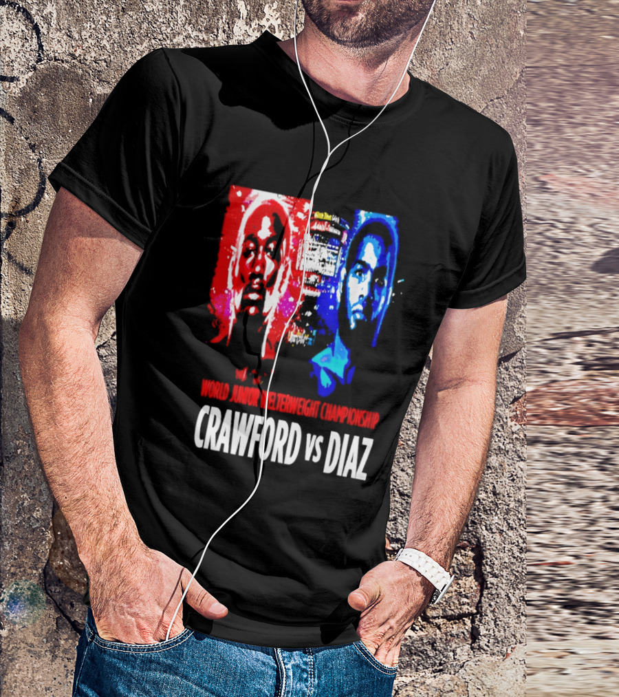 Crawford Vs Diaz World Junior Welterweight Championship Boxing T-Shirt