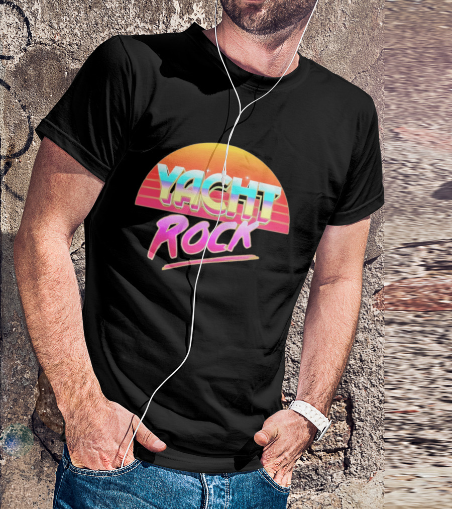 Yacht Rock Sunset Retro Vibes T-Shirt