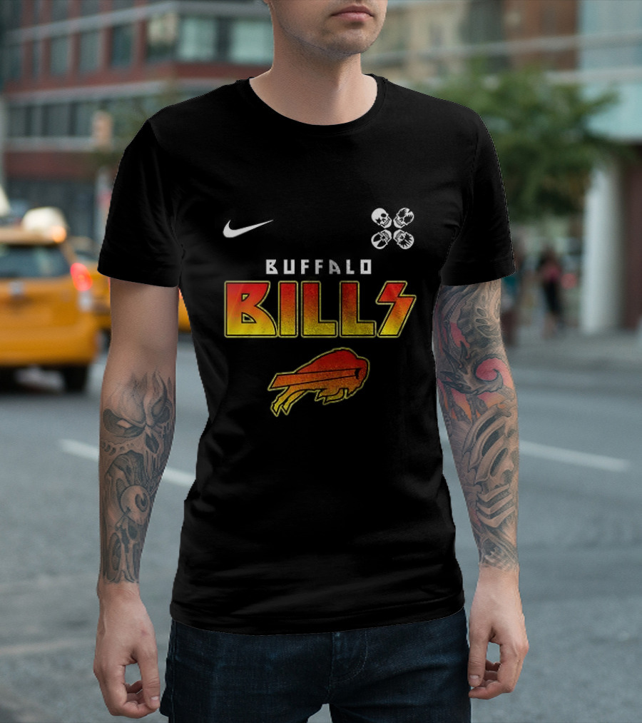 Buffalo Bills Rock And Roll All Nite Abbey Road T-Shirt