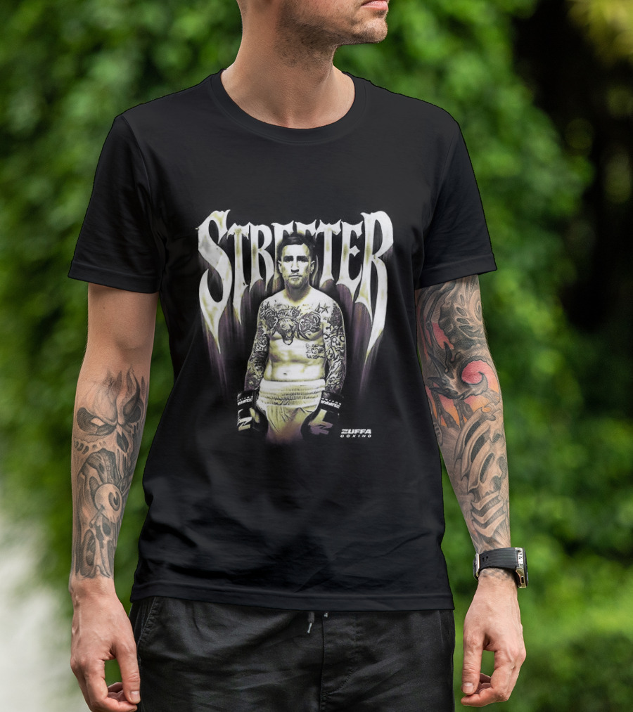 Casey Streeter Zuffa Boxing Fighter Pose Name T-Shirt
