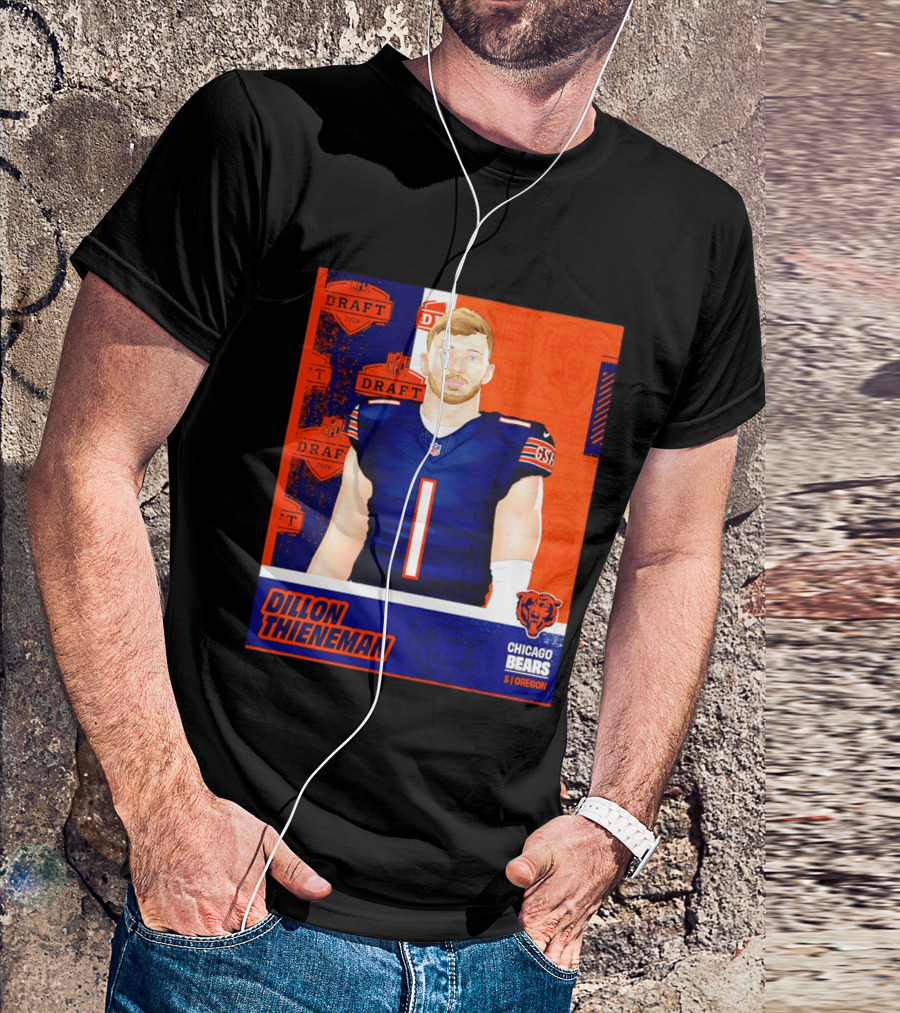 NFL 2026 Draft Chicago Bears Dillon Thieneman Oregon T-Shirt